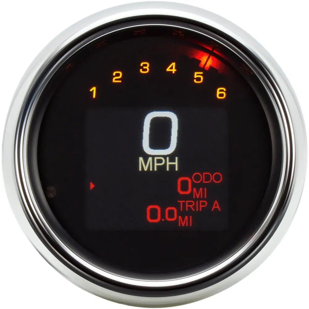 Tank Speedometer - Chrome Bezel - 4.5"