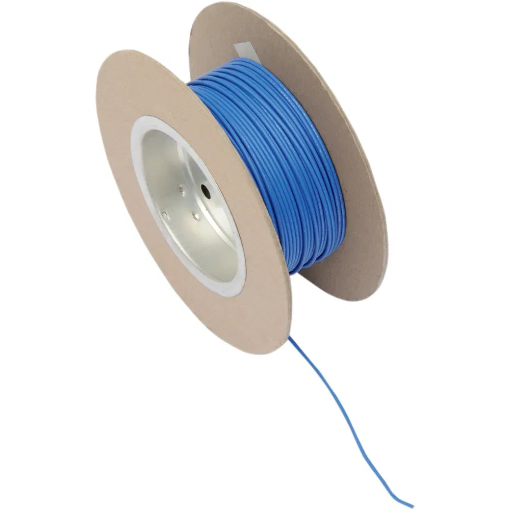 100' Wire Spool - 18 Gauge - Blue