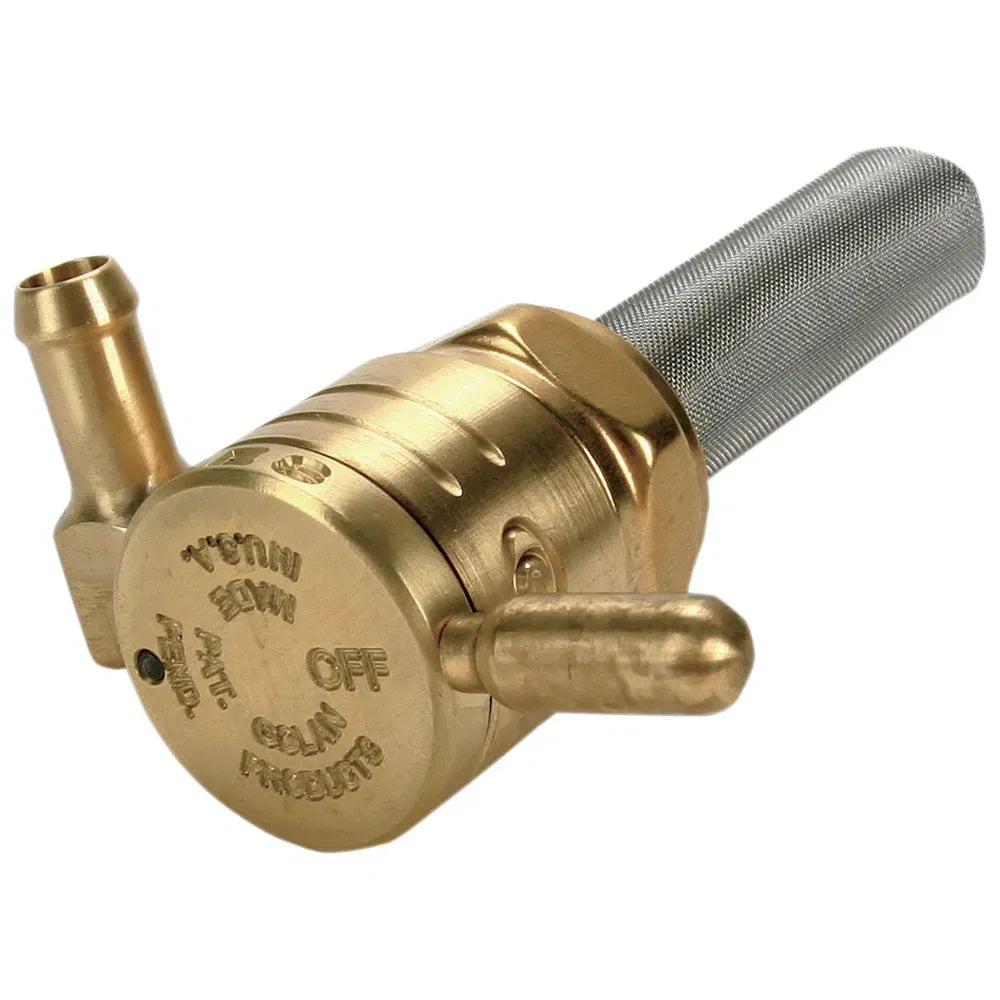 Forward Petcock - Raw Brass - 22mm