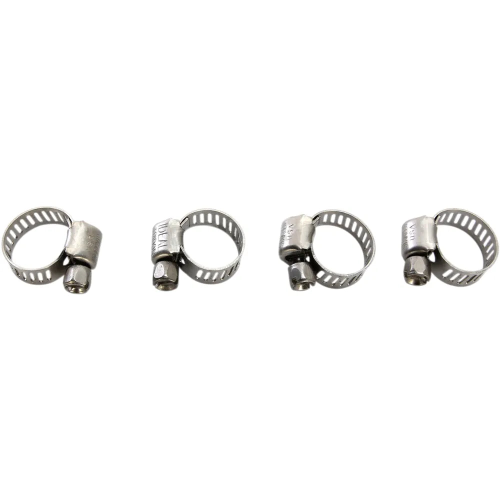 Clamp Hose Stainless Steel 6-16Mm 4Pack