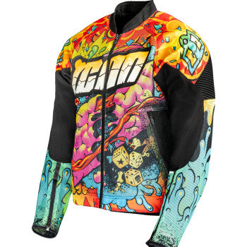 Chamarra Icon Overlord3 Scatterbrain Mesh para hombre