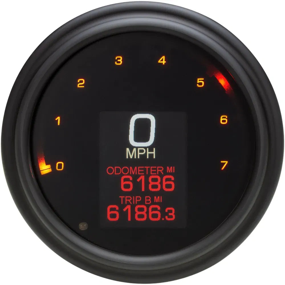 Tank Speedometer - Black Bezel - 4.5"