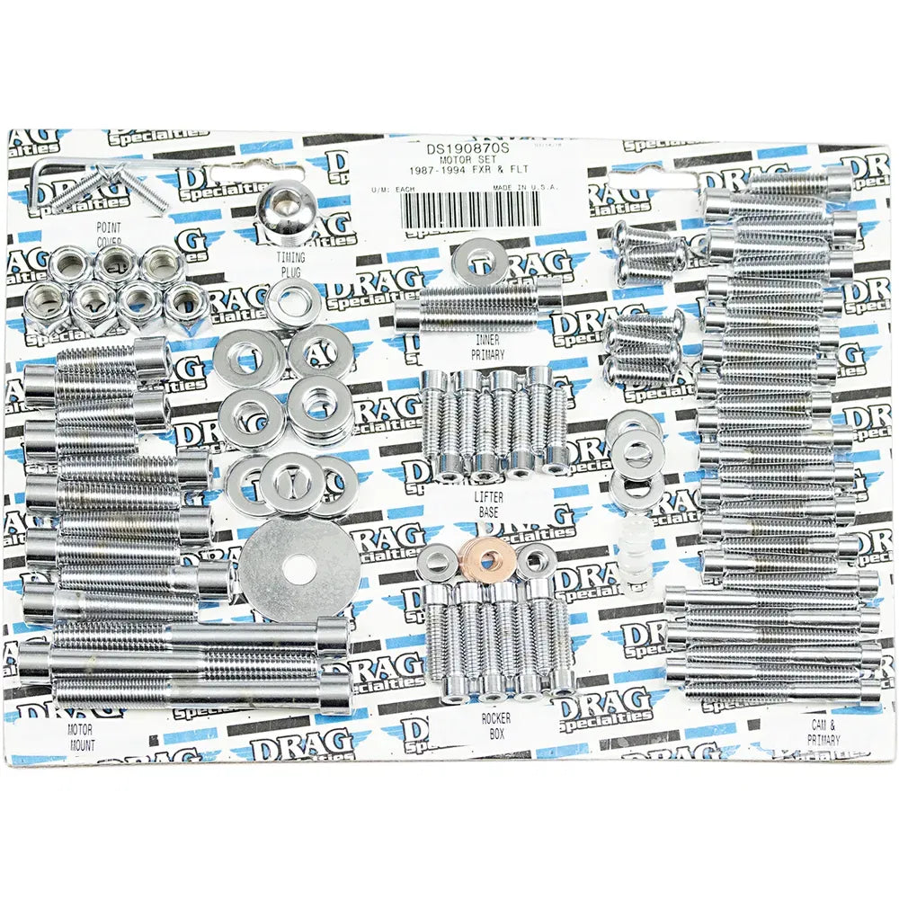 Tornillos del motor allen cromo