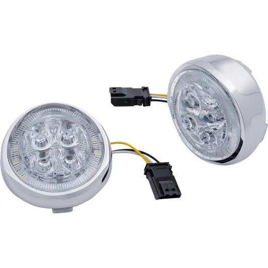 Insertos de luz de señal delantera led fang® con bisel