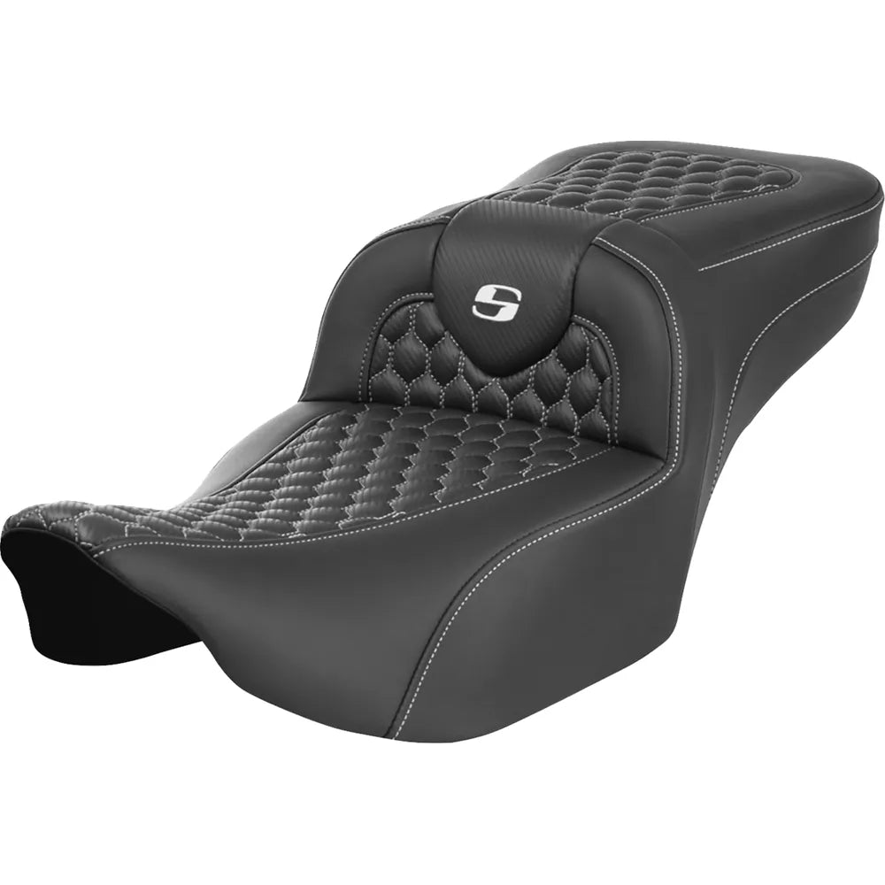 Asiento de alcance extendido Roadsofa™ - Asiento de alcance extendido Roadsofa™ - sin respaldo - Panal - Costura blanca - FLTR/FLHX '23-'24