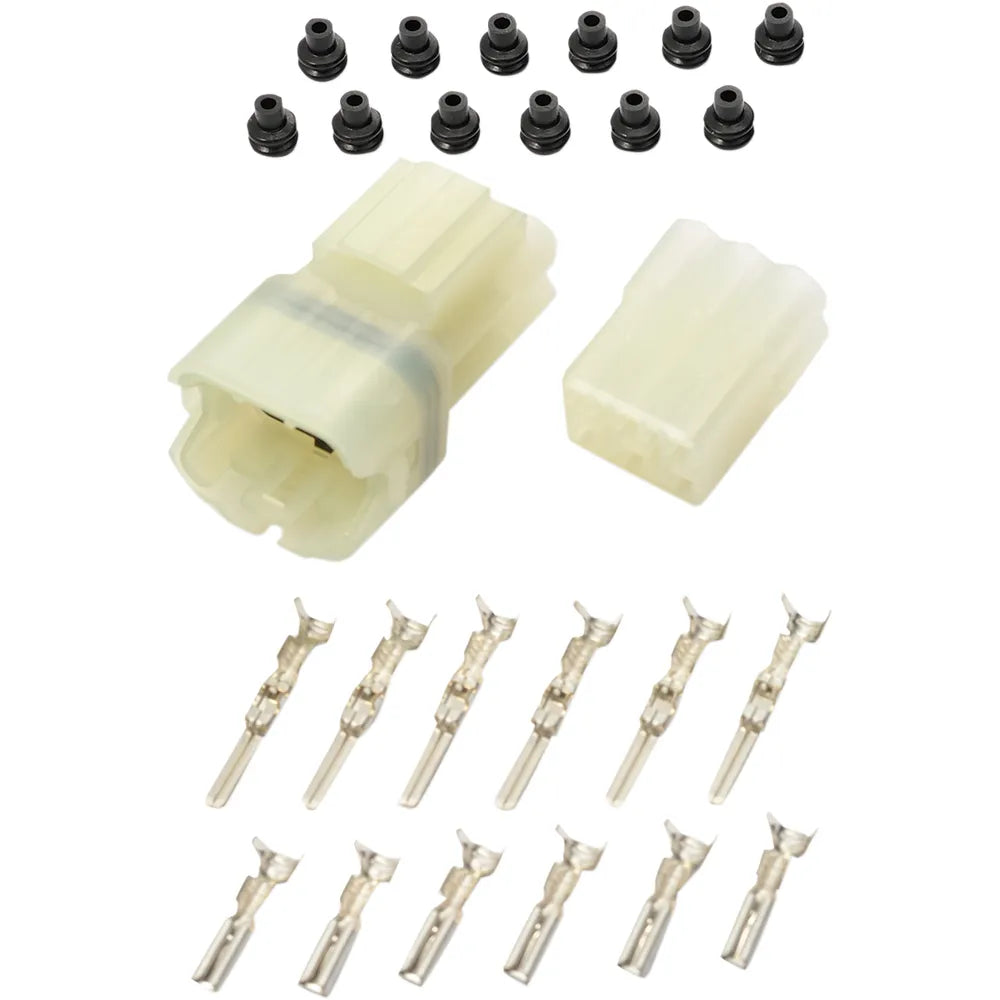 Multi-Conductor Electrical Connectors - Six-Pin - Water-Resistant