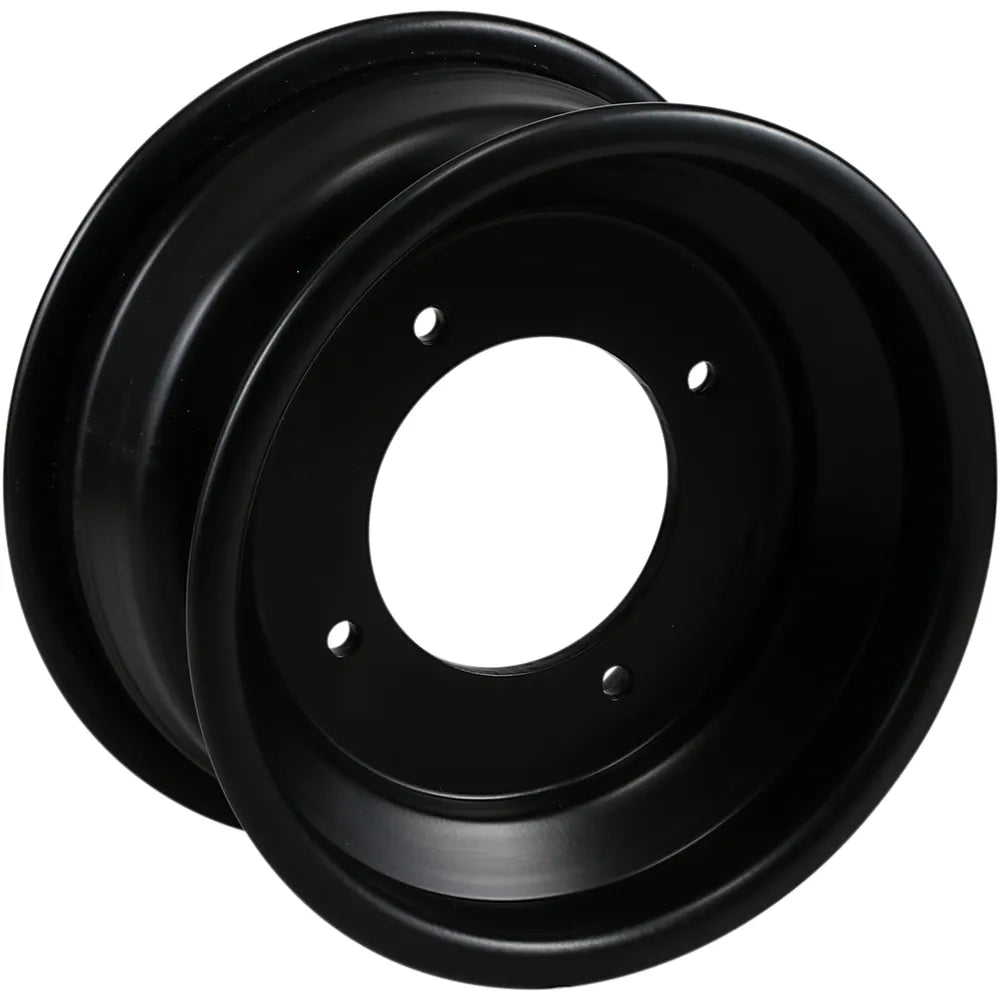 Rolled-Lip Spun Wheel - Front - Black - 10x5 - 4/156 - 3+2