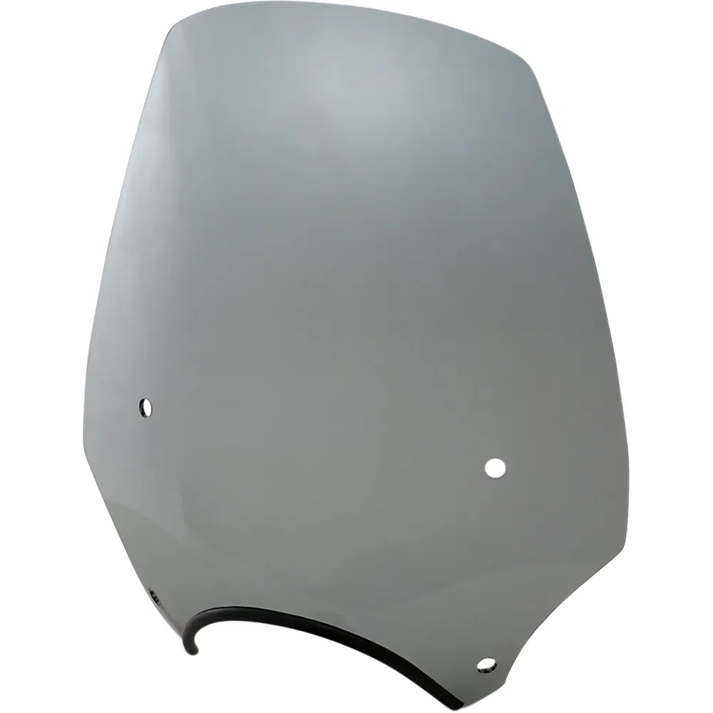 El Paso Windshield - 19" - 9" Headlight Cutout - Black Smoke