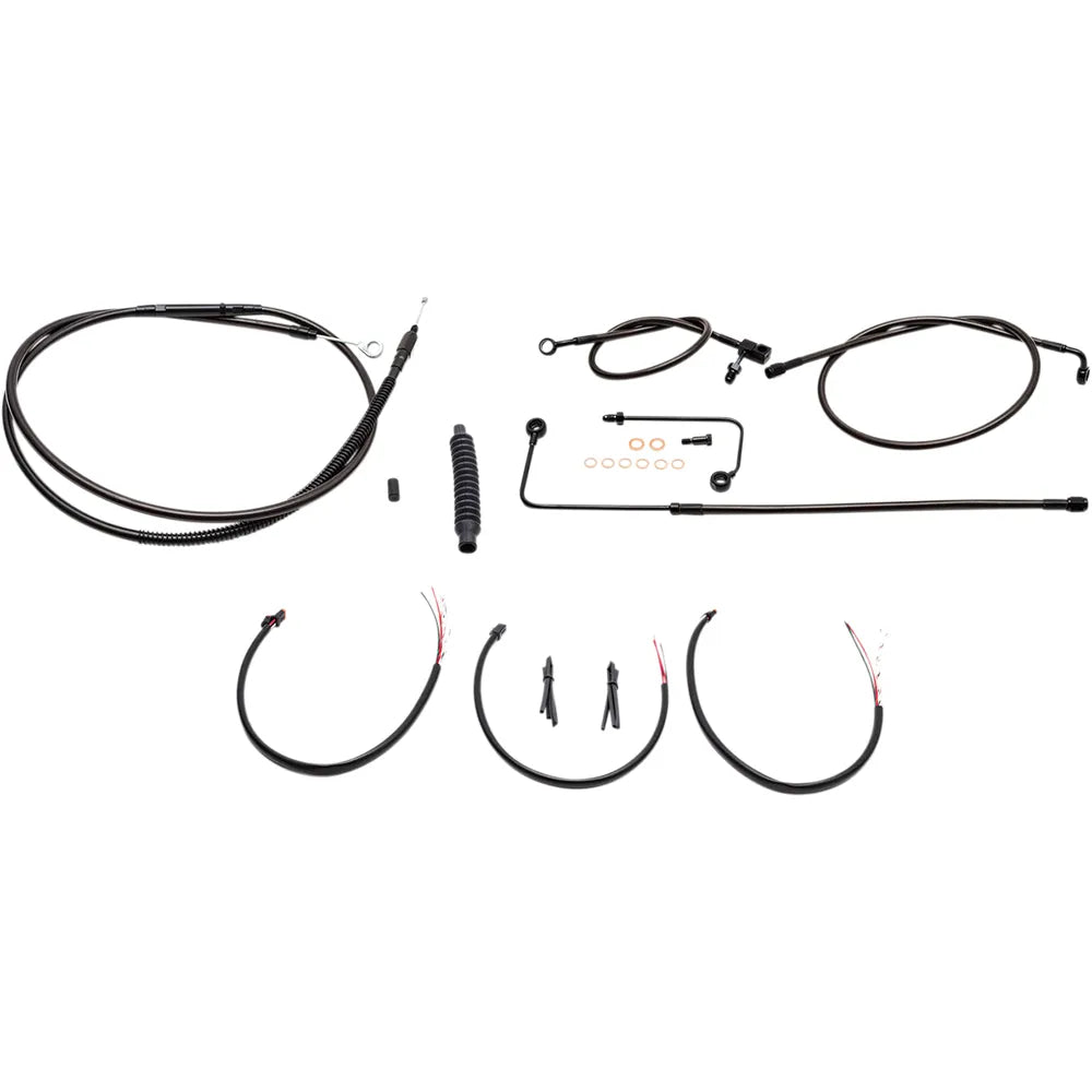Cable Kit - 18" - 20" Ape Hanger Handlebars - Midnight