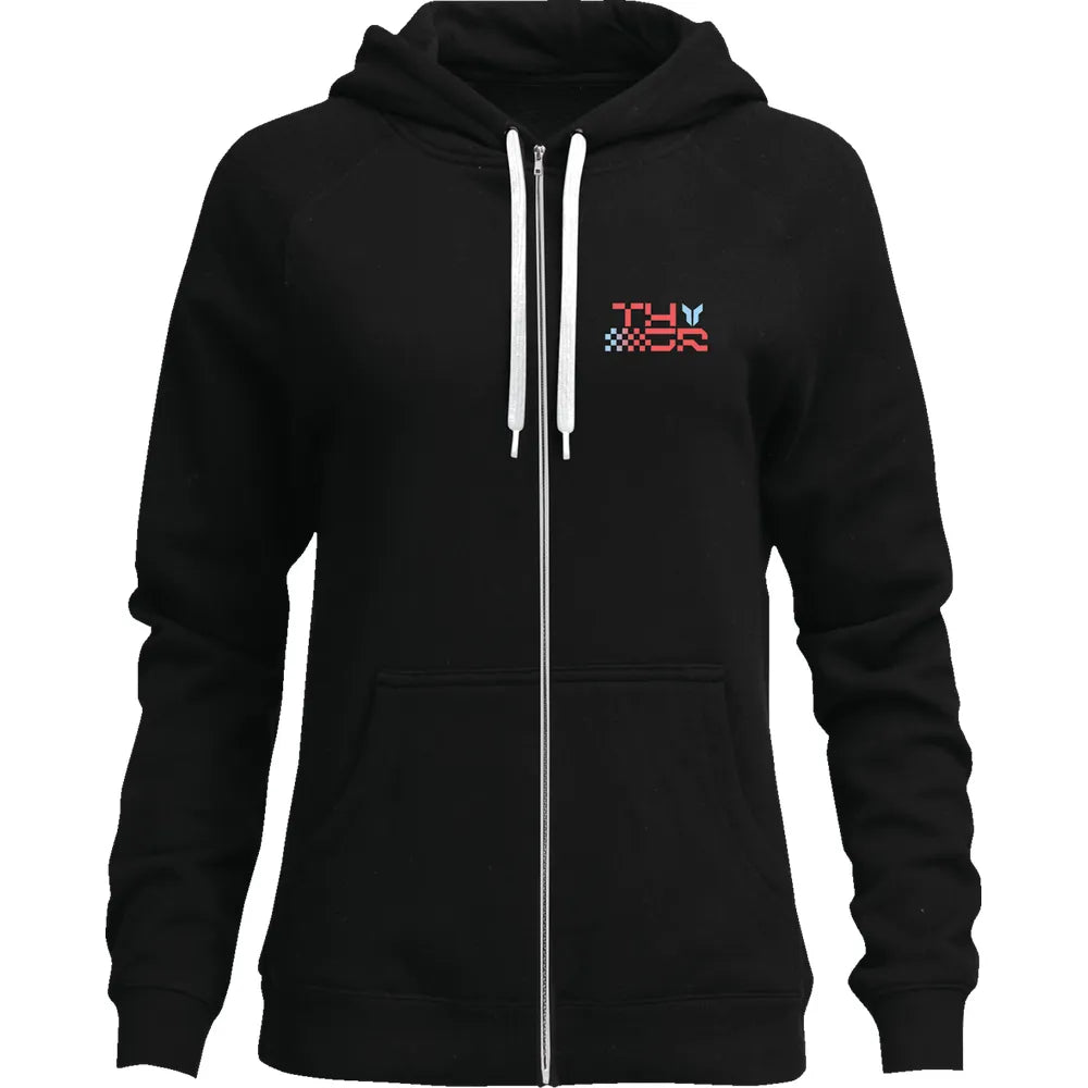 Sudadera con capucha y cremallera Vantage para mujer
