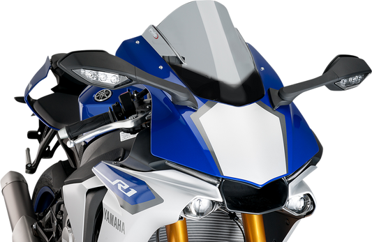 Parabrisas Z-Racing - Parabrisas de carrera - 13-1/4" - Ahumado - YZF-R1