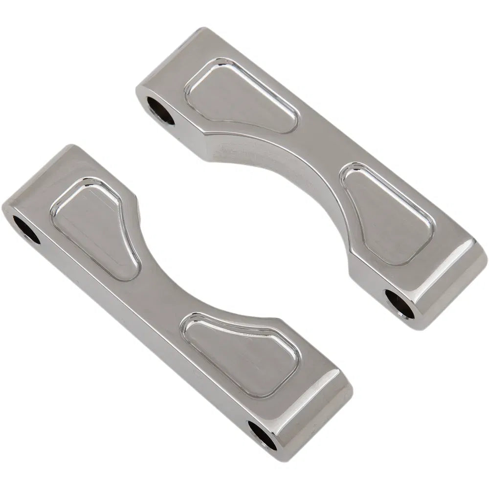 Bloque de montaje para guardabarros delantero Hugger - Bloques de montaje para guardabarros delantero Hugger - Para ruedas de 16"/17"/18"/19" - Cromado