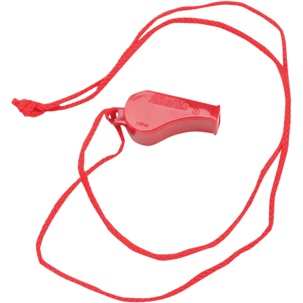 Whistle - Corded - Red