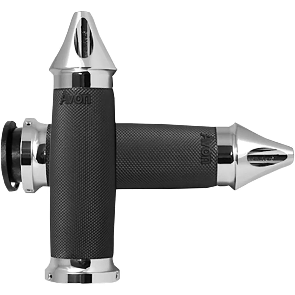 Grips - Custom Contour - Spike - Indian - Chrome