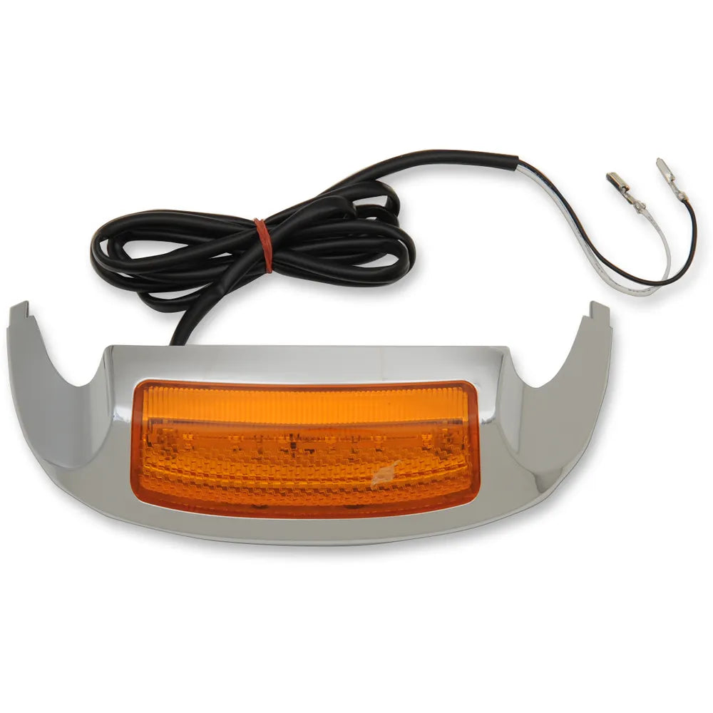 Front Fender Tip Light - 14-17 FLT - Amber