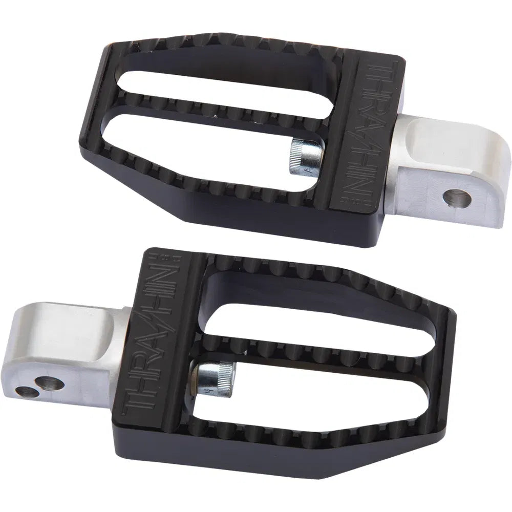 Rear Militant Footpegs - Black - Softail