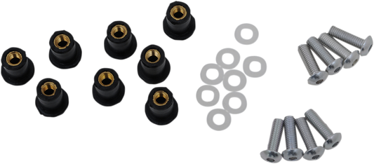 Kit de tornillos para parabrisas - Kit de tornillos para parabrisas - Plata