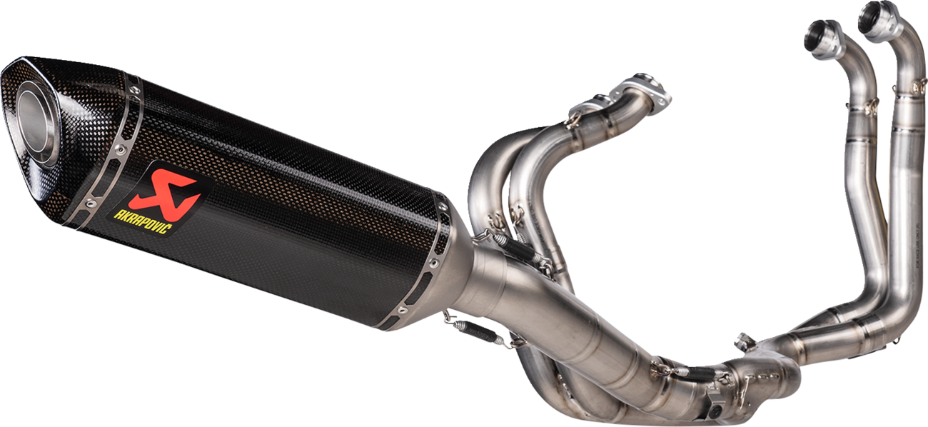 Escape Akrapovic - Evolution Line Exhaust System - Titanium/Carbon Fiber - RSV4