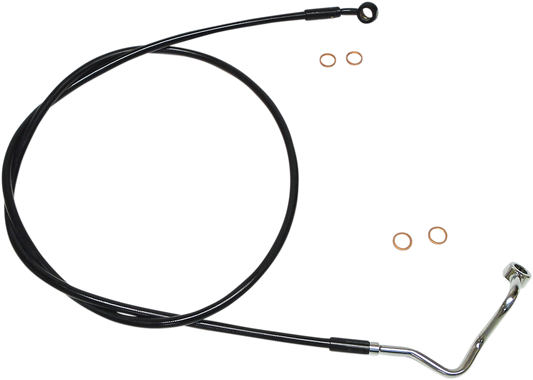 Línea de freno superior inoxidable XR - Línea de freno - Superior - ABS - Negro