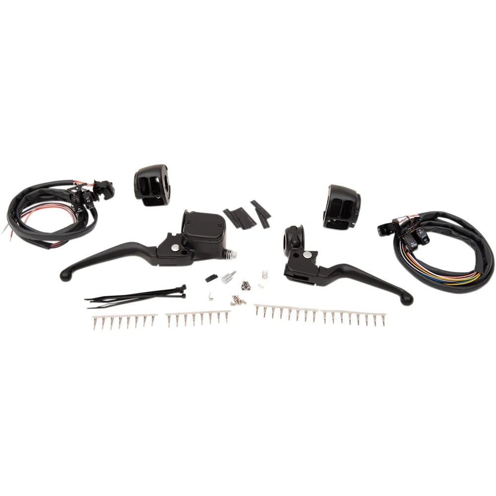 Handlebar Controls - 11/16" Master Cylinder - '96 - '11 - Black