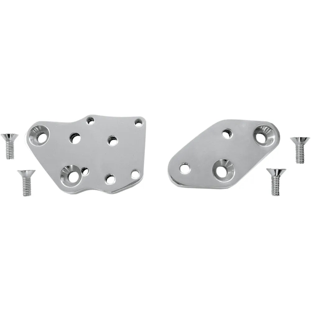 Placas adaptadoras de retroceso - Placa de retroceso - Cromada - FXST