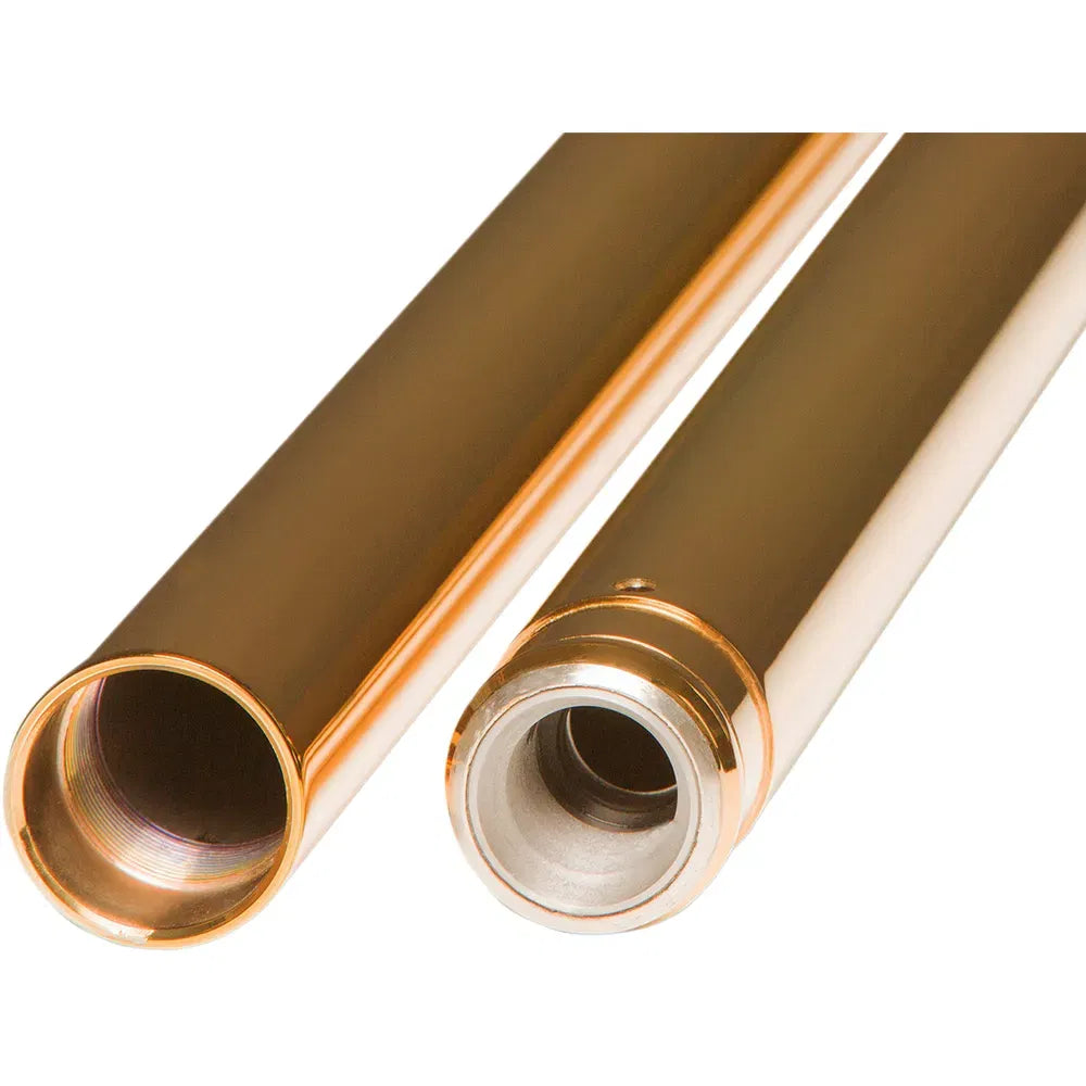 Inverted Fork Tubes - Gold - 43 mm - +4" Length