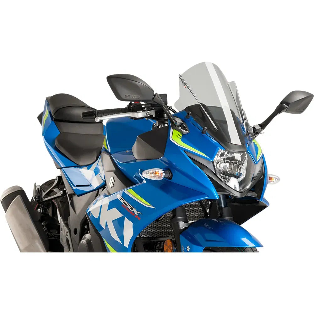 Parabrisas Z-Racing - Parabrisas de carrera - 14-3/8" - Ahumado - Suzuki