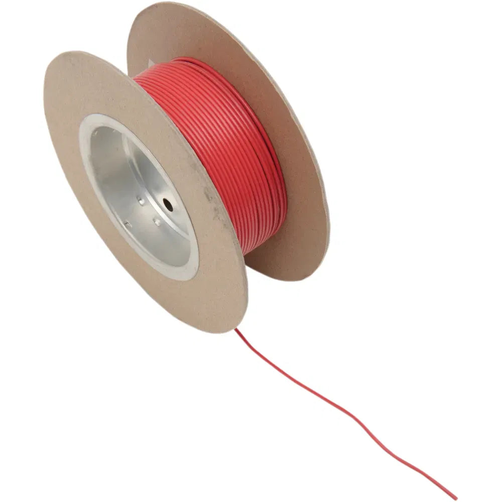 100' Wire Spool - 18 Gauge - Red