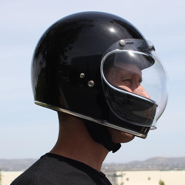 Burbuja de 3 broches para casco Biltwell - transparente