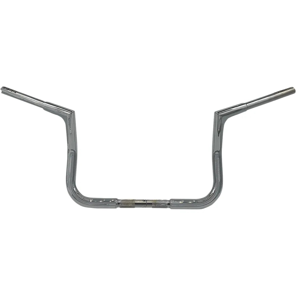10" Chrome 1-1/4" Flat Top Handlebar