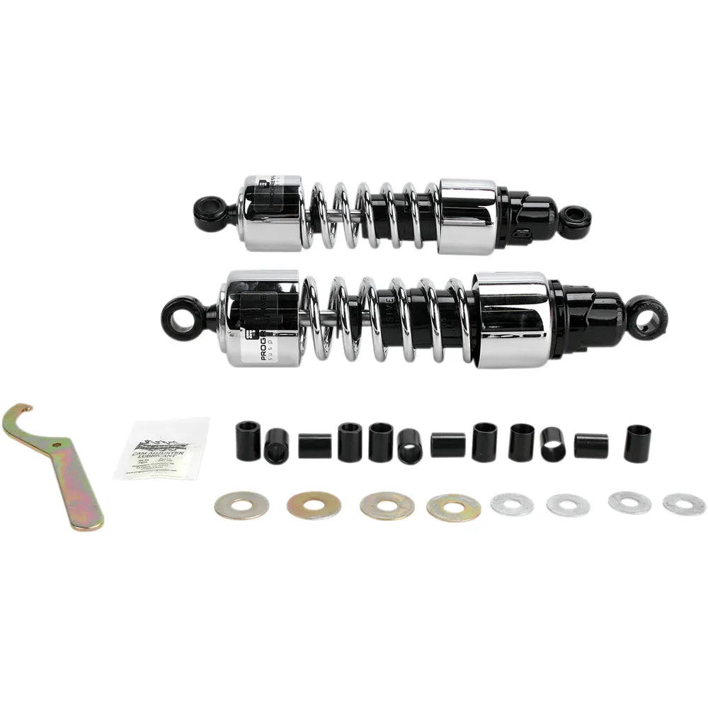 Shocks - 412 Cruiser Series - Chrome - 13" - Standard/Heavy Duty