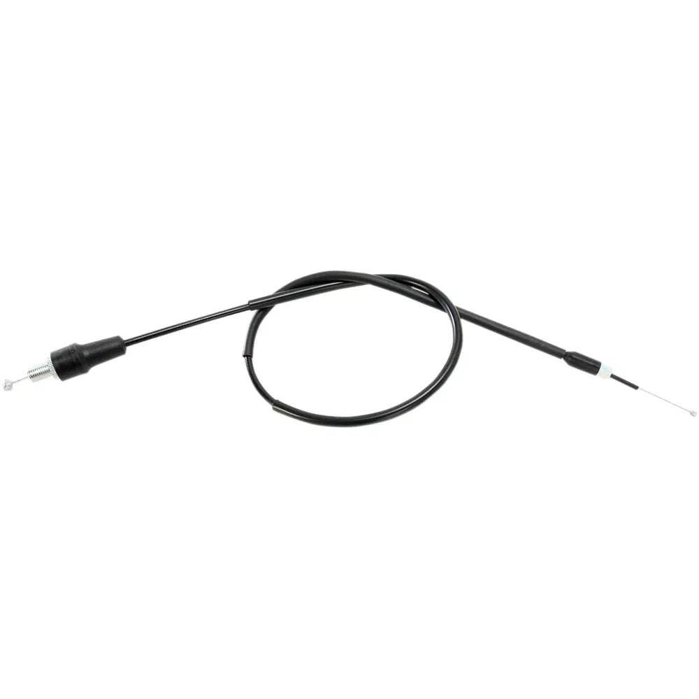 Cable del acelerador de vinilo negro.
