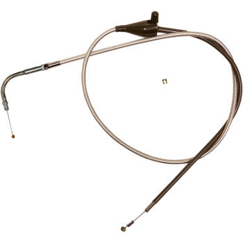 Cable de Acelerador/Ralentí Trenzado de Acero Inoxidable Pulido