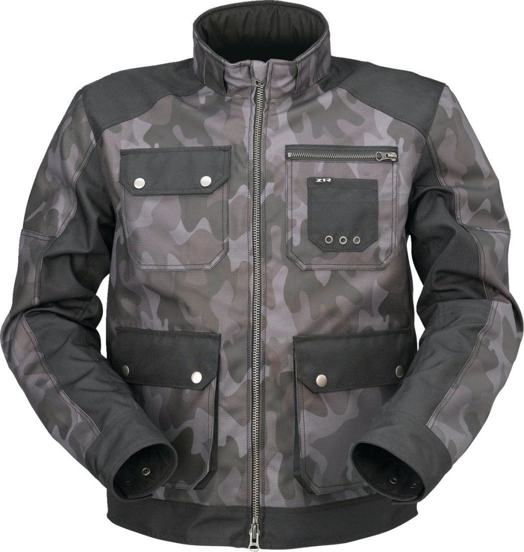 Chamarra Z1R Camo - Gris/Negro