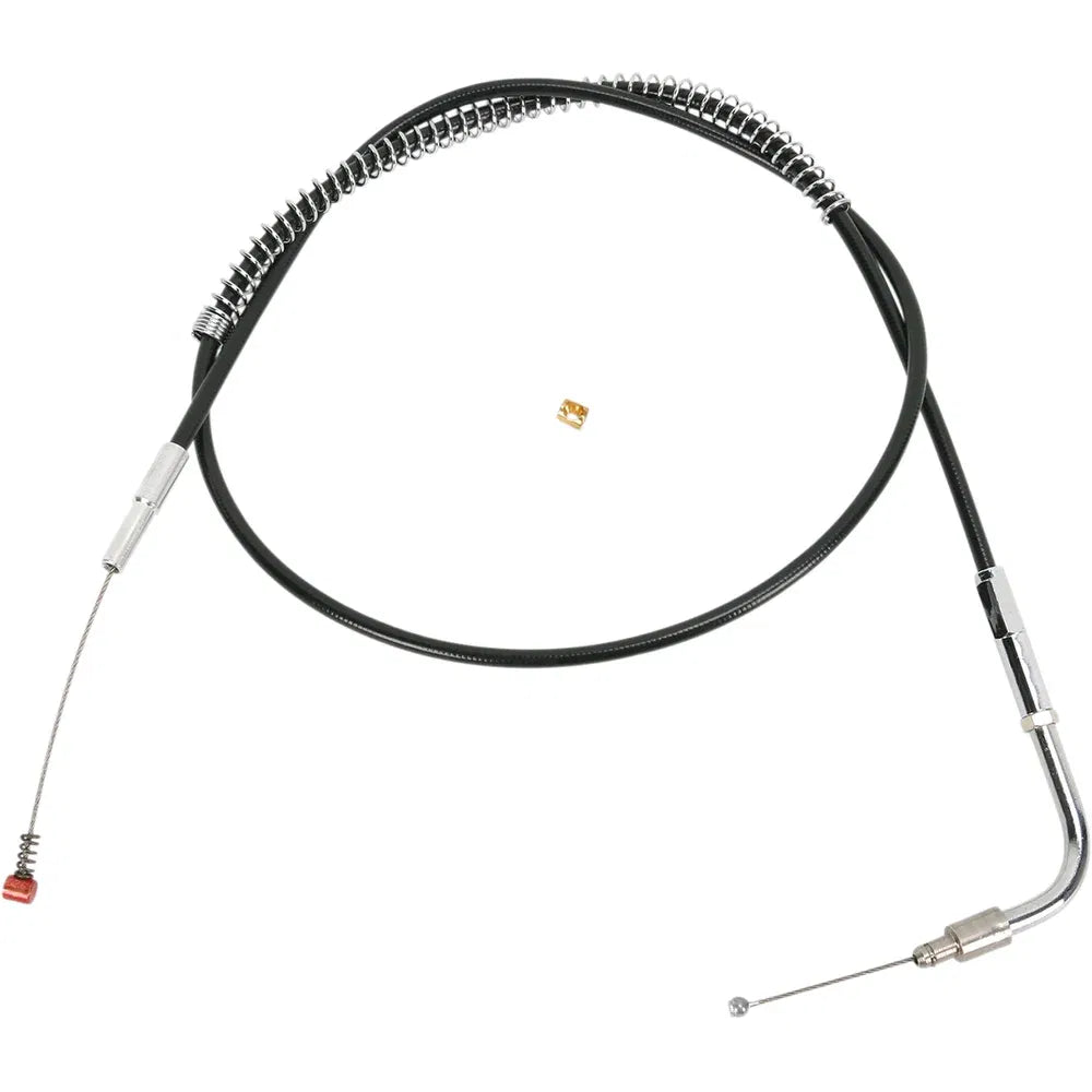 Cable de acelerador/ralentí de vinilo negro
