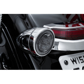 Signal Insert - Rear - Chrome - Smoke