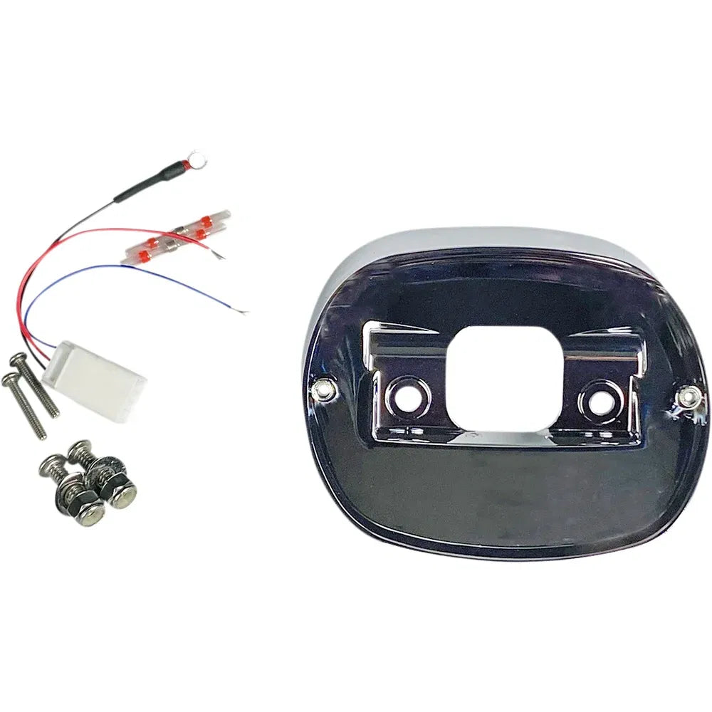 Placa base de luz trasera para harley-davidson
