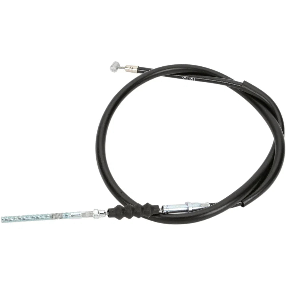 Cable de freno de vinilo negro.