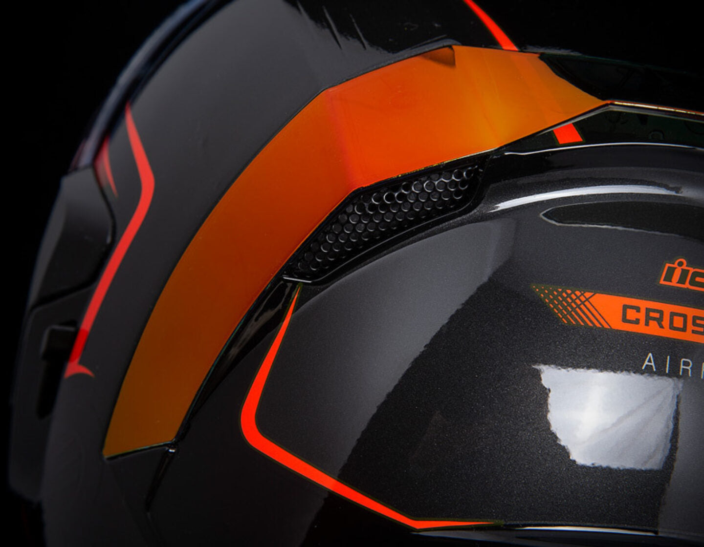 Casco Icon Airflite Crosslink rojo