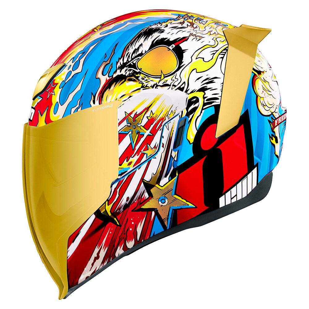 Casco ICON Airflite Freedom Spitter - Dorado