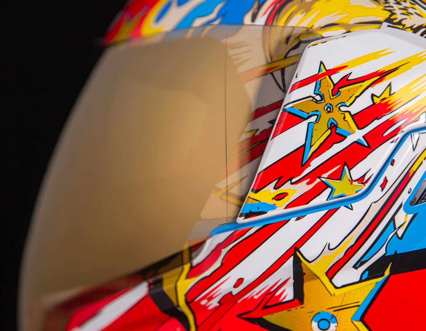 Casco ICON Airflite Freedom Spitter - Dorado