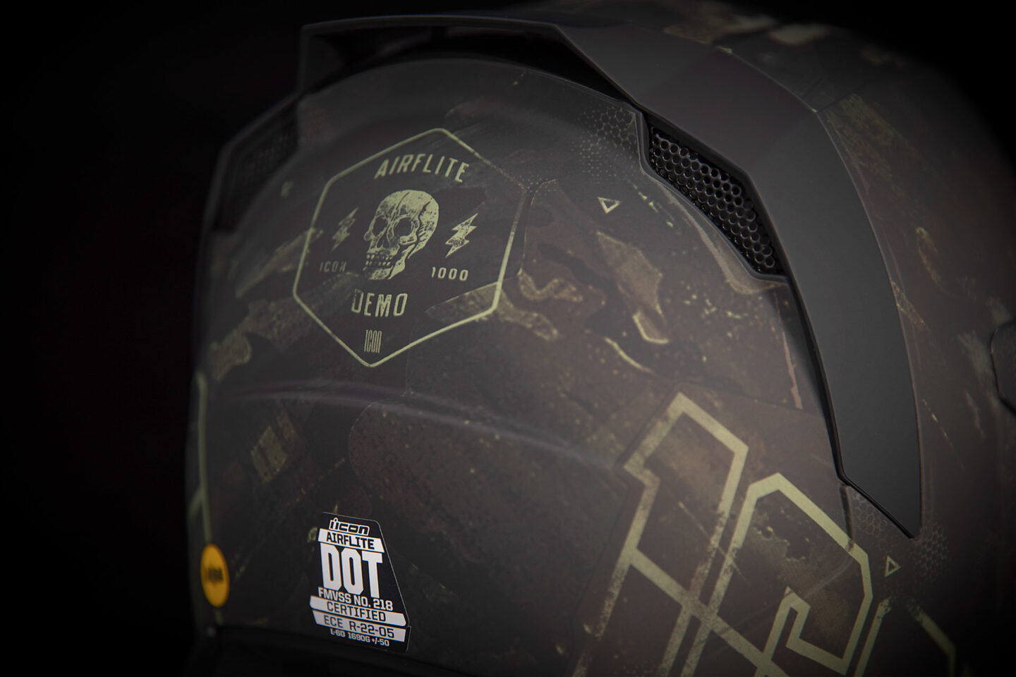Casco ICON Airflite - Demo - MIPS - Negro