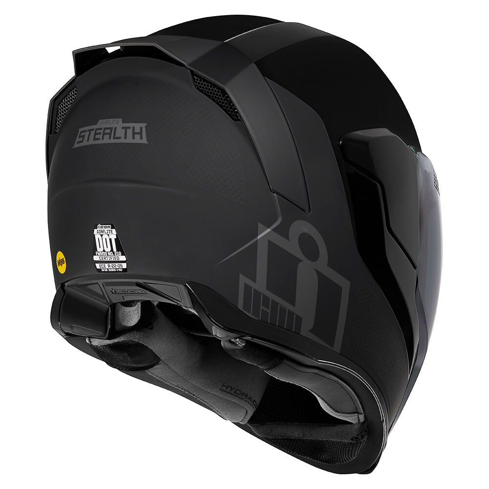 Casco ICON Airflite MIPS Stealth - Negro