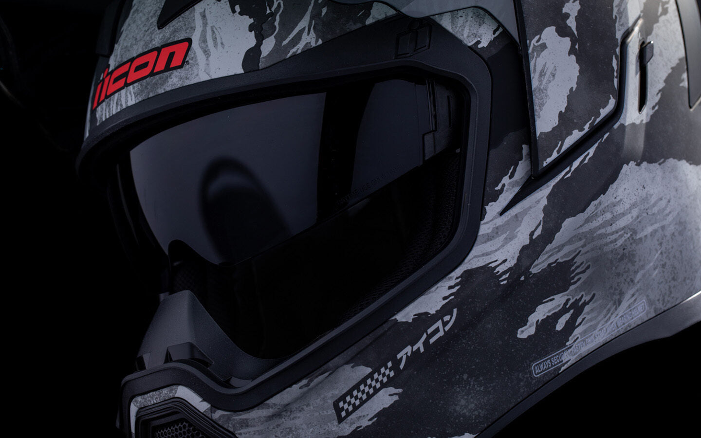 Casco ICON Airflite Tiger's Blood MIPS - Gris