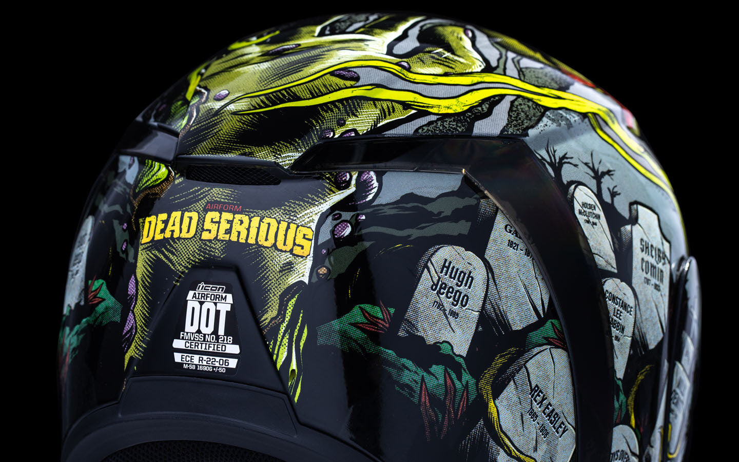 Casco Icon Airform MIPS Dead Serious - Negro