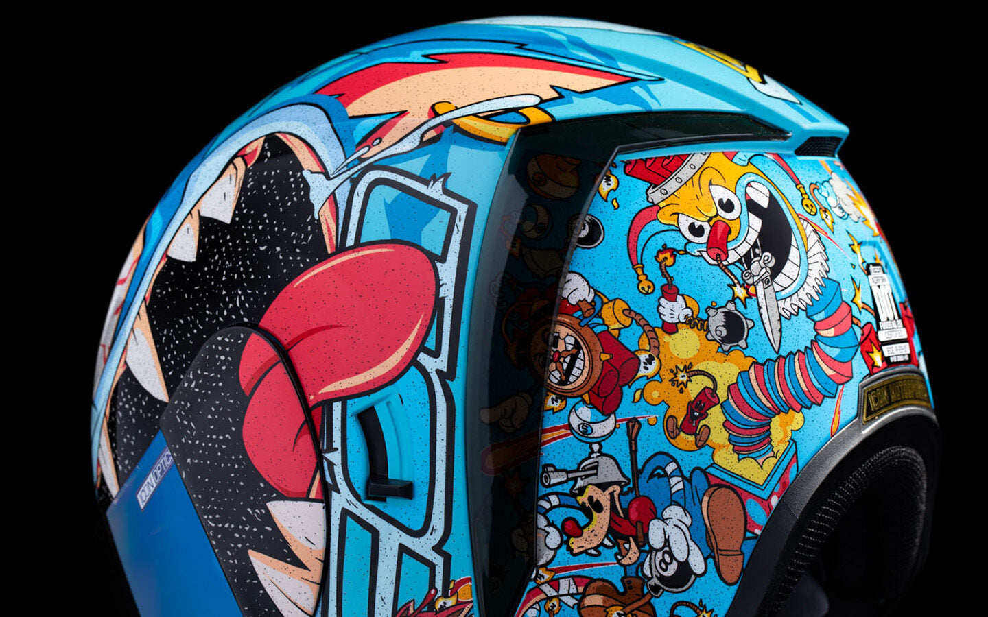Casco Icon Airform MIPS 9 Lives - Azul