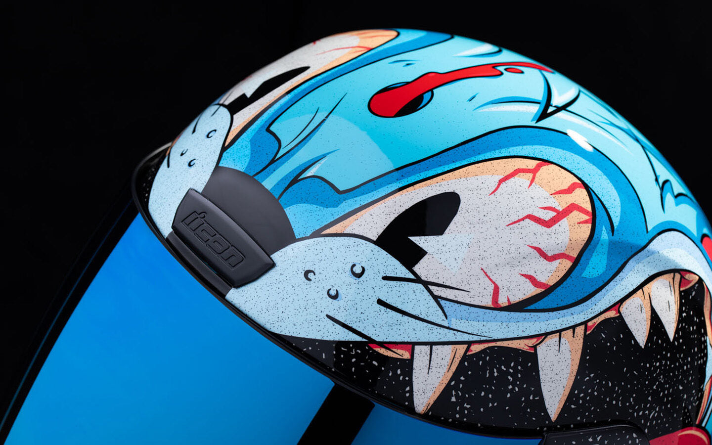 Casco Icon Airform MIPS 9 Lives - Azul