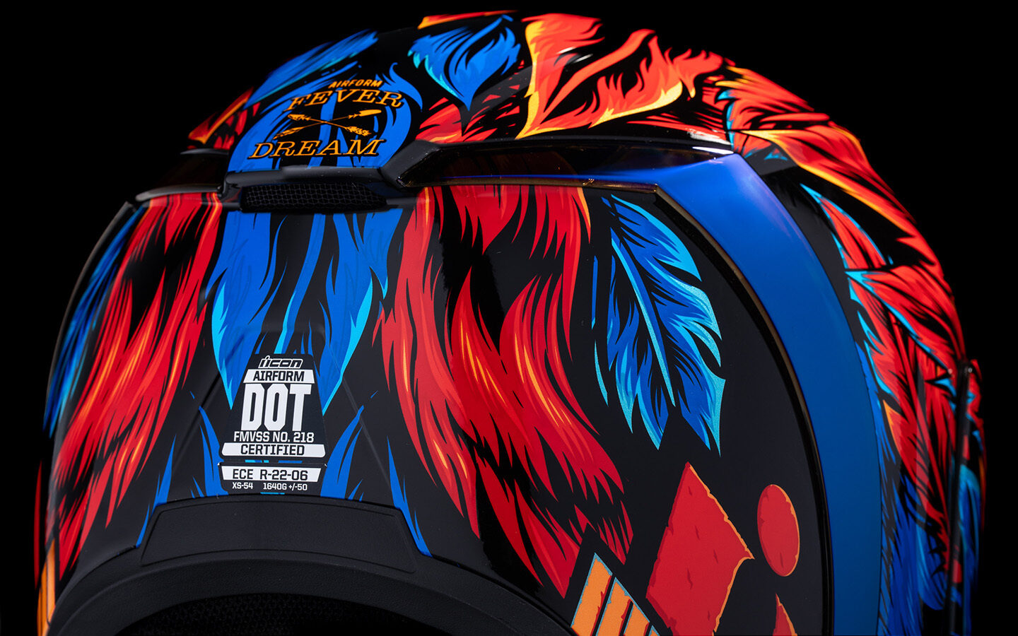 Casco ICON Airform Fever Dream - Azul
