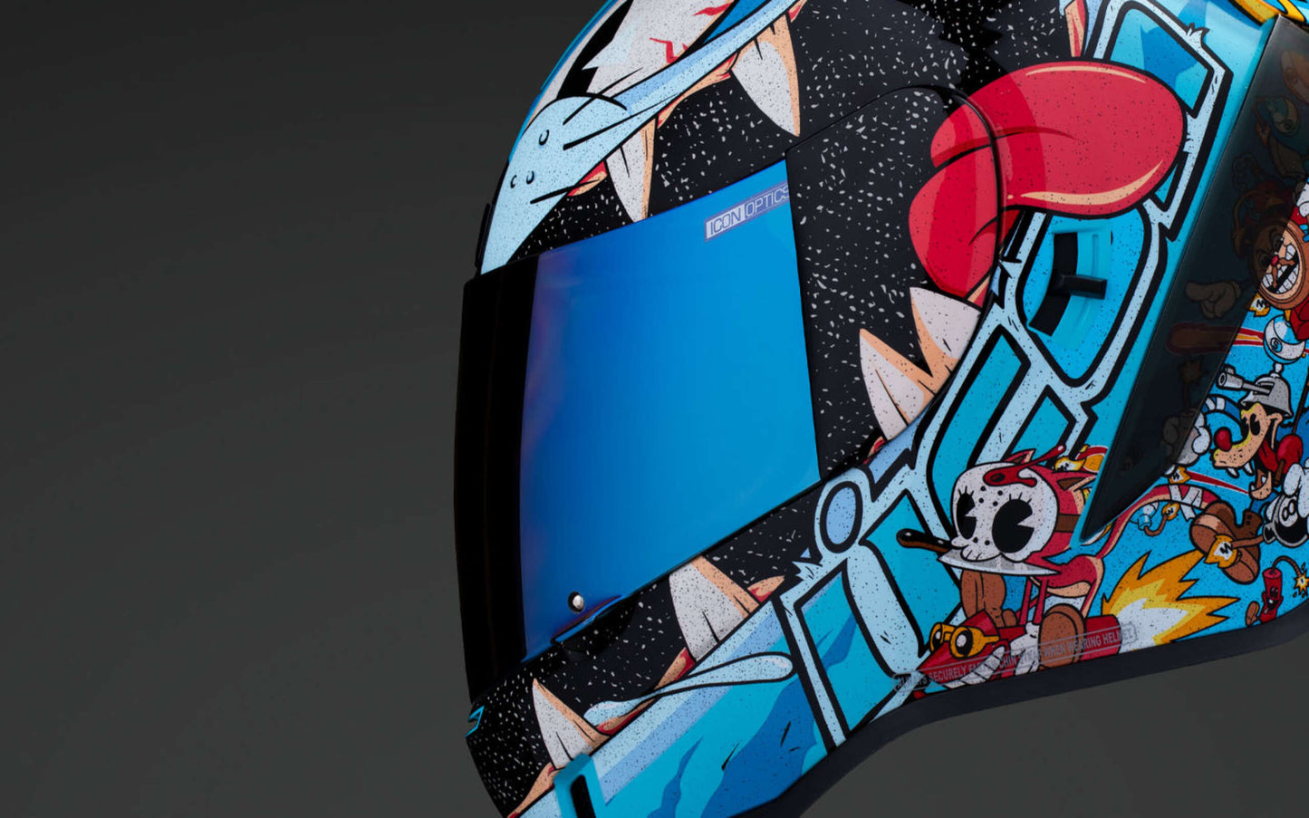 Casco Icon Airform MIPS 9 Lives - Azul
