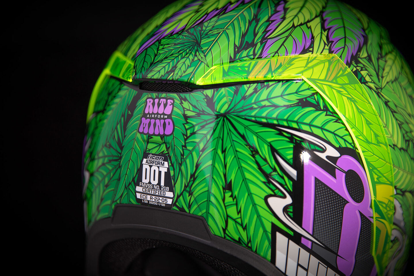 Casco Airform Ritemind Glow Color Verde